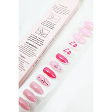 Load image into Gallery viewer, Heart Arrow and Solid Press On Nail Set