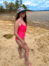 Load image into Gallery viewer, Merigold Kiss - MK091 Havasu One Piece Fringe Swimsuit - 4 Colors: M / Pink