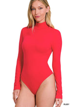 Load image into Gallery viewer, Mock Neck Long Sleeve Bodysuit