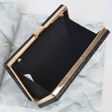 Load image into Gallery viewer, Rhinestone Fashion Express Clutch: Black