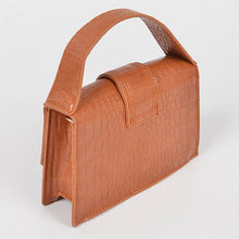 Load image into Gallery viewer, 3AM BY H&D ACCESSORIES - Faux Croc Top Handle Crossbody Bag