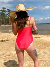 Load image into Gallery viewer, Merigold Kiss - MK094 Travis Surplice Flounce Swimsuit - 6 Colors: XL / Pink Cactus