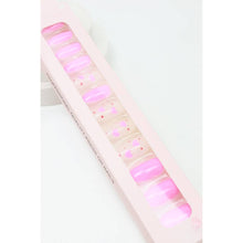 Load image into Gallery viewer, Heart Solid Press On Nail Set