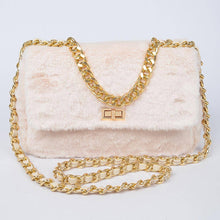 Load image into Gallery viewer, Faux Fur Crossbody Shoulder Purse