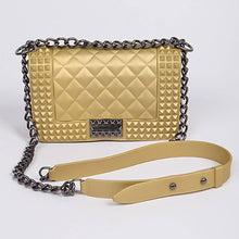 Load image into Gallery viewer, Studded Monotone Clutch Purse