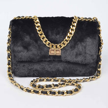 Load image into Gallery viewer, Faux Fur Crossbody Shoulder Purse