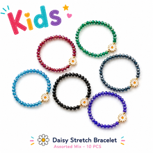 Load image into Gallery viewer, Loli - Kids Flower Charm Bracelet – Assorted Mix 10 PCS