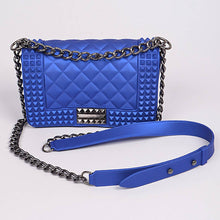 Load image into Gallery viewer, Studded Monotone Clutch Purse