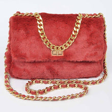 Load image into Gallery viewer, Faux Fur Crossbody Shoulder Purse