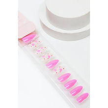 Load image into Gallery viewer, Heart Solid Press On Nail Set