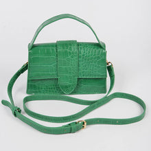 Load image into Gallery viewer, 3AM BY H&D ACCESSORIES - Faux Croc Top Handle Crossbody Bag