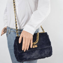 Load image into Gallery viewer, Faux Fur Crossbody Shoulder Purse