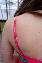 Load image into Gallery viewer, Merigold Kiss - MK094 Travis Surplice Flounce Swimsuit - 6 Colors: XL / Pink Cactus