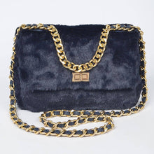 Load image into Gallery viewer, Faux Fur Crossbody Shoulder Purse