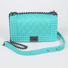 Load image into Gallery viewer, Studded Monotone Clutch Purse