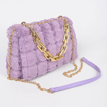 Load image into Gallery viewer, Faux Fur Purse: Purple