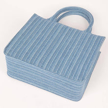 Load image into Gallery viewer, Denim Handle Tote Bag