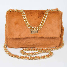 Load image into Gallery viewer, Faux Fur Crossbody Shoulder Purse