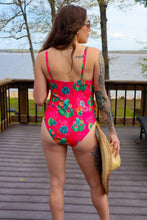 Load image into Gallery viewer, Merigold Kiss - MK094 Travis Surplice Flounce Swimsuit - 6 Colors: XL / Pink Cactus