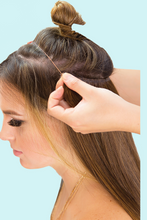 Load image into Gallery viewer, Hi-Lo Human Hair Extension “Halo” 13”