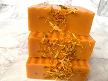 Load image into Gallery viewer, Mellow Melanin LLC - Turmeric Manuka Honey Brightening Soap Bars
