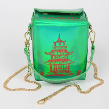 Load image into Gallery viewer, Chinese To Go Box Mirror Clutch: Fuschia
