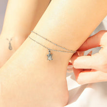 Load image into Gallery viewer, WJW - 18K Gold PVD Stainless Steel Sea Turtle Charm Anklet
