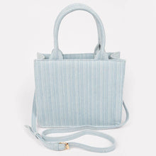Load image into Gallery viewer, Denim Handle Tote Bag
