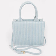 Denim Handle Tote Bag
