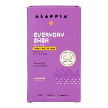 Load image into Gallery viewer, Alaffia - EveryDay Shea Bar Soap, Lavender 8oz

