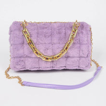 Load image into Gallery viewer, Faux Fur Purse: Purple
