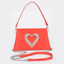 Load image into Gallery viewer, Heart Satin Purse
