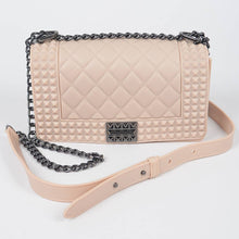 Load image into Gallery viewer, Studded Monotone Clutch Purse
