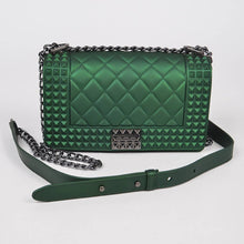 Load image into Gallery viewer, Studded Monotone Clutch Purse
