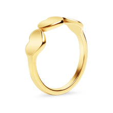 Load image into Gallery viewer, WJW - Stainless Steel Blank Engravable 3 Heart Ring
