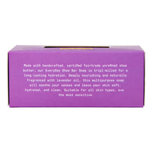Load image into Gallery viewer, Alaffia - EveryDay Shea Bar Soap, Lavender 8oz
