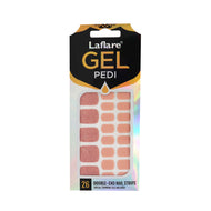 Laflare - GEL GLOSSY PEDI STRIPS - SATIN PINK_P003