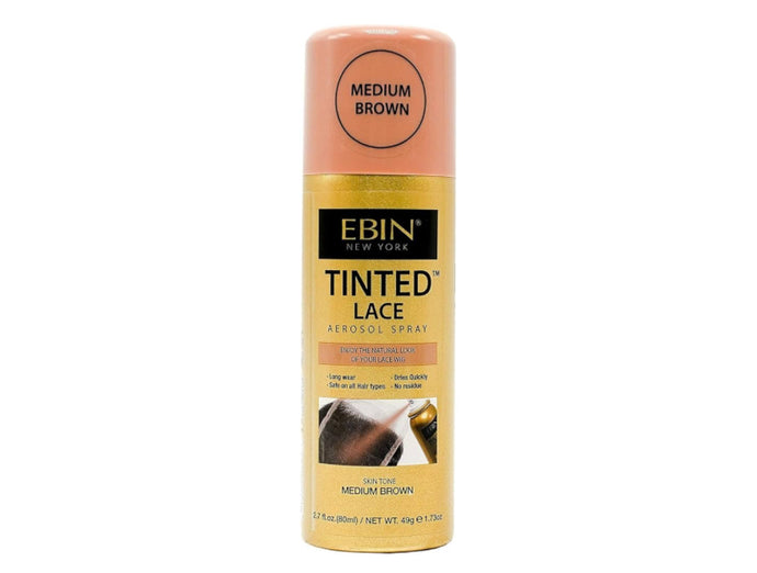 Ebin Tinted Lace Natural Spray Medium Brown 2.7 oz