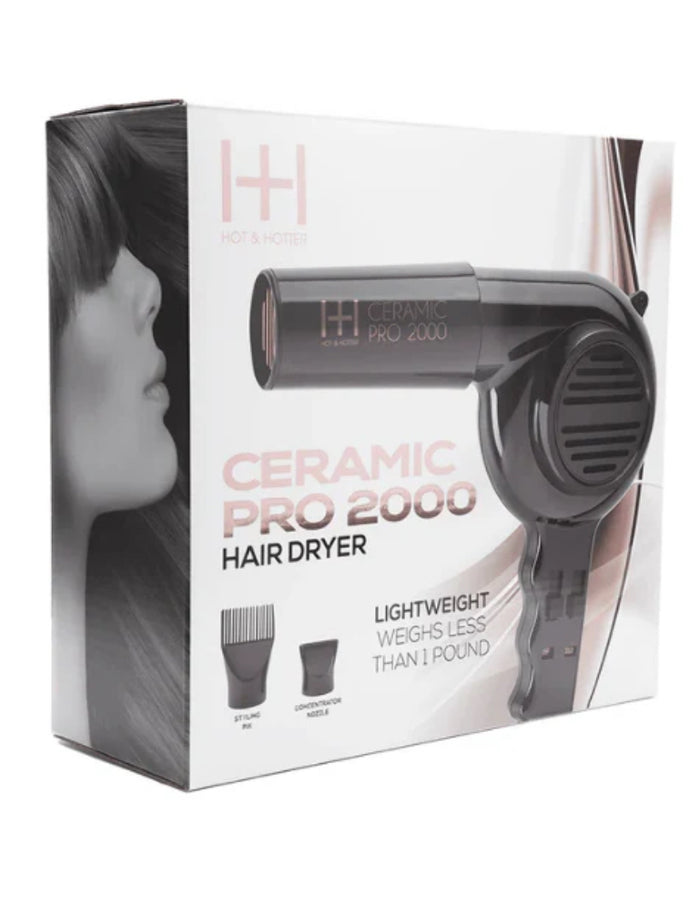 Hot & Hotter Ceramic Pro 2000 Ionic Hair Dryer