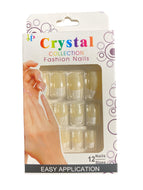 Crystal Collection Fashion Press-on Nails French Manicure