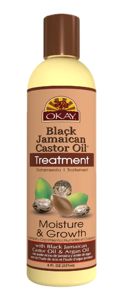 Okay Black Jamaican Castor Oil Moisture Growth Treatment 8 fl oz