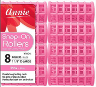 Annie Snap-On Rollers X-Large Pink