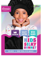 Annie Kids Silky Bonnet Black