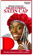 Donna Drawstring Satin Cap
