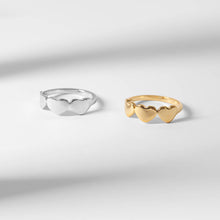 Load image into Gallery viewer, WJW - Stainless Steel Blank Engravable 3 Heart Ring
