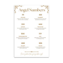 Load image into Gallery viewer, WJW - Angel Number Card / CRD0002
