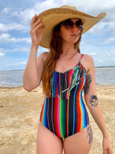 Load image into Gallery viewer, Merigold Kiss - MK091 Havasu One Piece Fringe Swimsuit - 4 Colors: S / Pink
