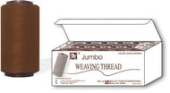 MI Hair Distribution - JUMBO WEAVING THREAD - DARK BROWN - 12 PCS