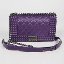 Load image into Gallery viewer, Studded Monotone Clutch Purse
