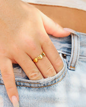 Load image into Gallery viewer, WJW - Stainless Steel Blank Engravable 3 Heart Ring
